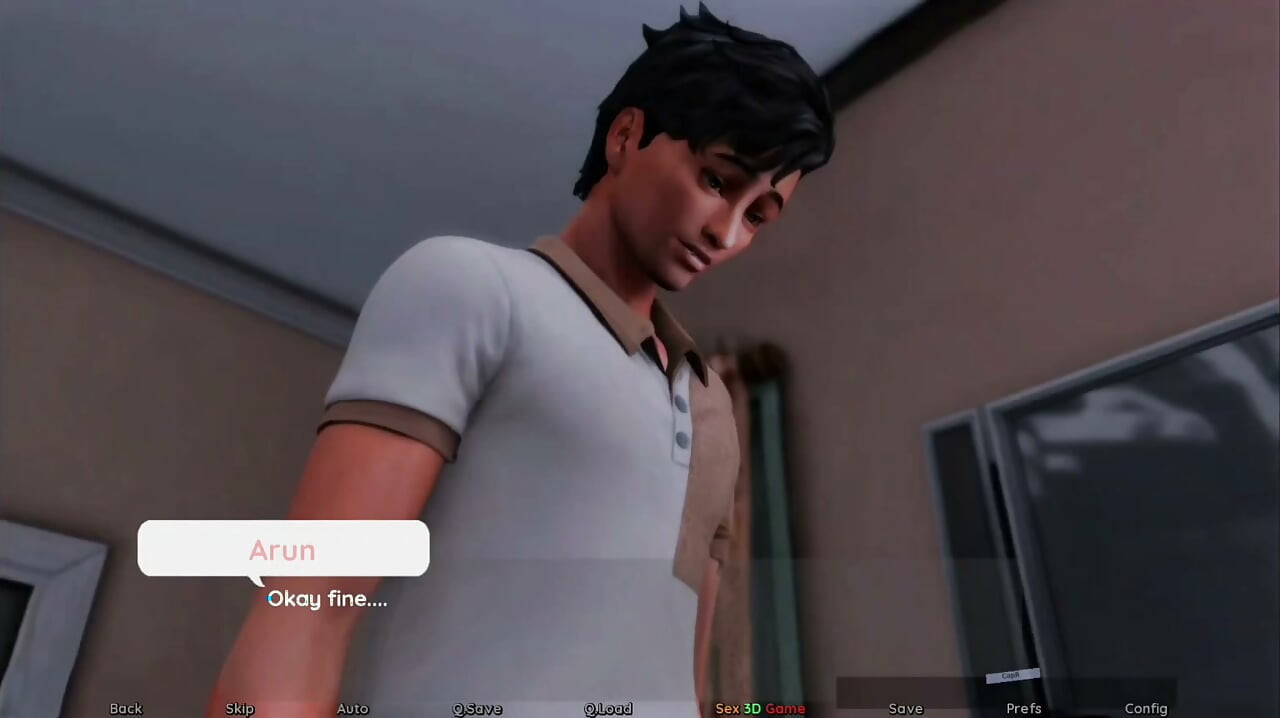 Desi virgin meena eventually went to bed with her flatmate Arun, but it hurts