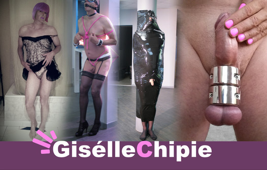 Giselle Chipie met une cage de chastete... et surprise a la fin !!!