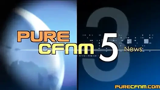 Видео на лицо для газеты Newsreader