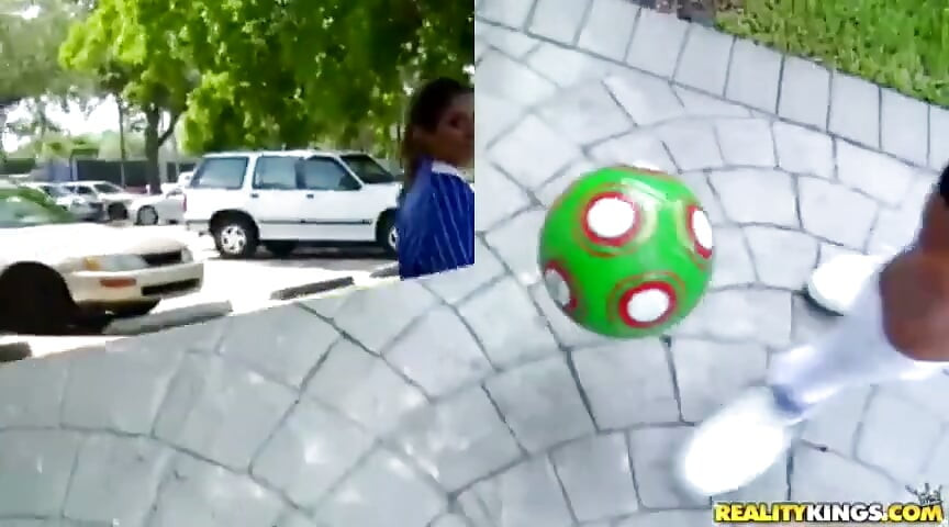 8th Street Latinas - Two Hot Latinas Happen to Be Practicing Soccer Share Cock