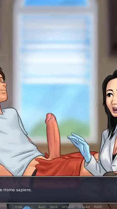 Emotional moment from "Summertime Saga: See-Through X-Ray Glasses - Ep56"