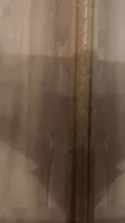 Big cock masturbation in the mirror