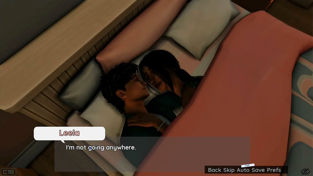 Leela and Ronnie watching rita and krish