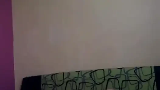 Sex at home with a pleasurable orgasm during penetration in the missionary position.