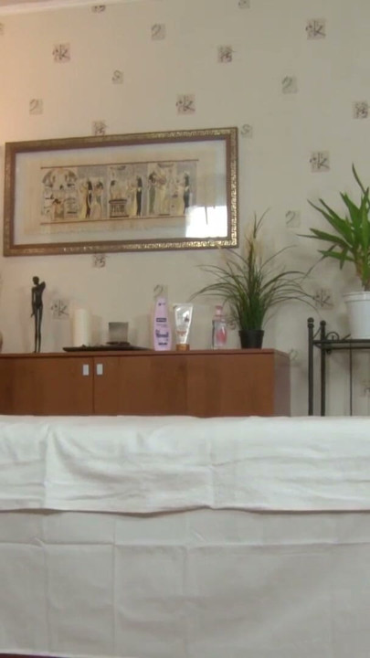 Ebba gets fucked hard by her masseur's big dick | Clip 1