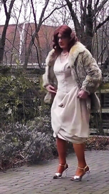 Emotional moment from "Dressed like a Lady but just a randy Slut"