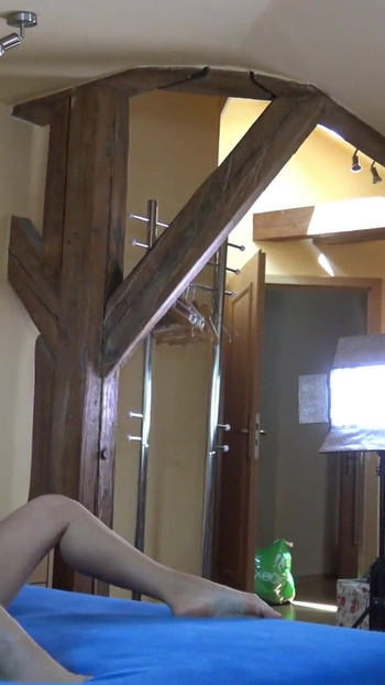 Jaw-dropping moment from "Spend the Day with Tight Pussy Hot Leon Lambert Girls to enjoy Girl Wedgies with Short Miniskirt"