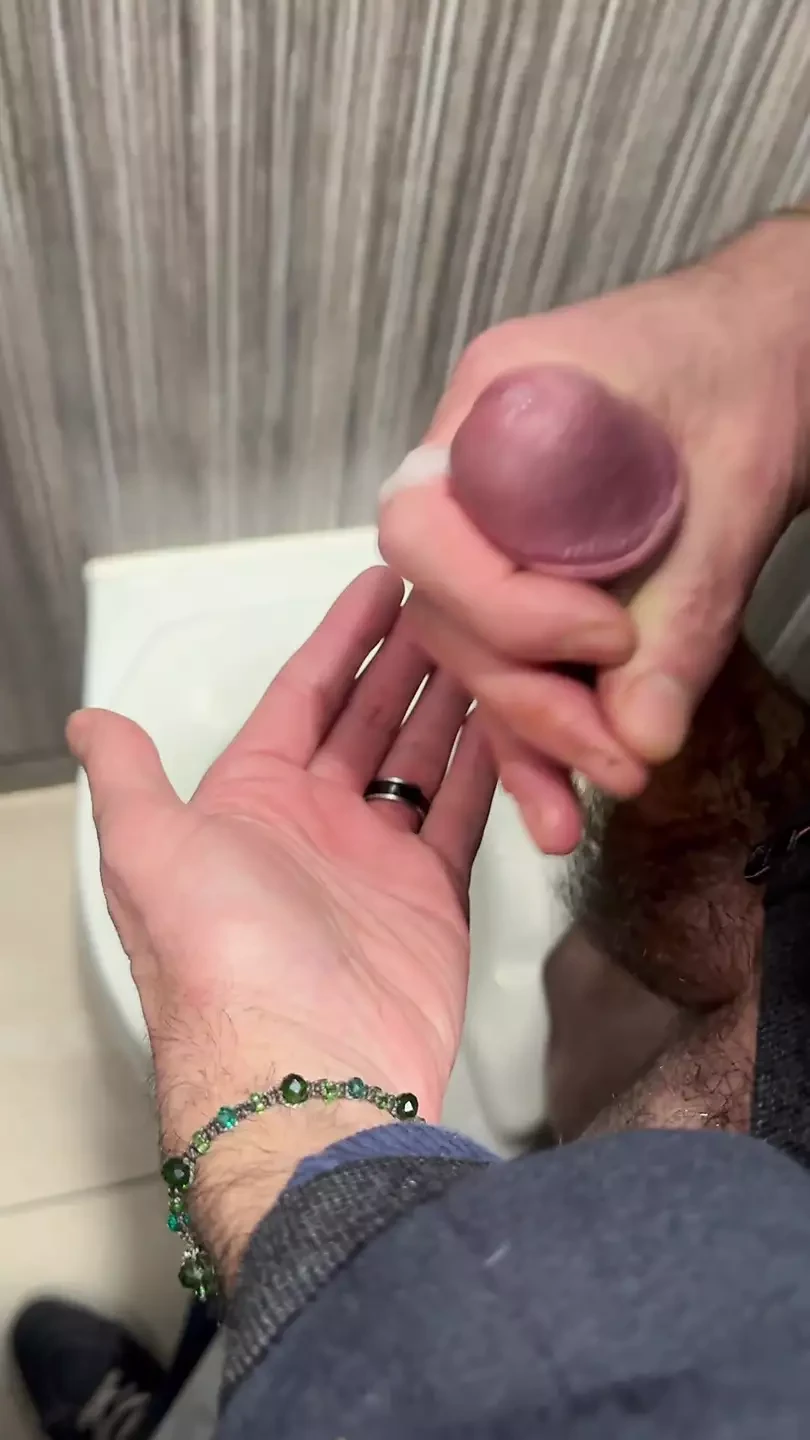 I fucked a Straight  in toilet while his wife was shopping