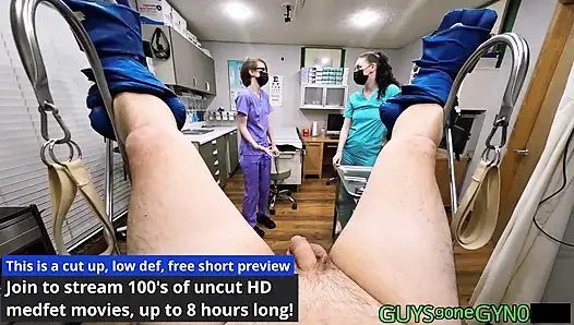 Die Cum Clinic extraktion # 14 - Krankenschwester azra iahmir & jungfräuliche krankenschwester luci starr