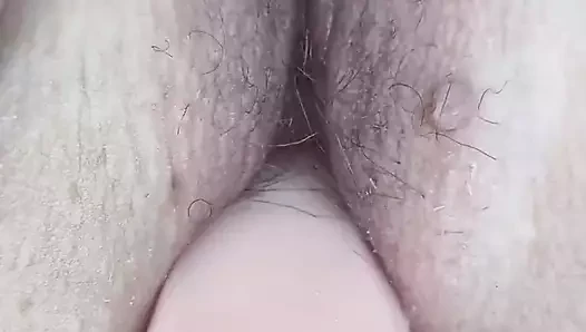 I Satisfy Myself with My Dildo and the Small Vibrator