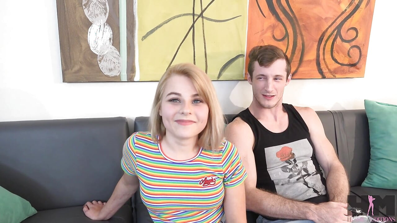 Petite Skylar Valentine’s Tight First Time With Brick!