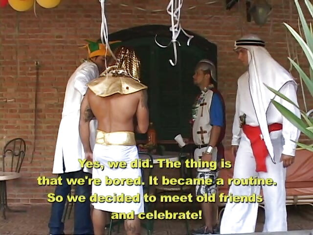 Playful Dude Organize Masquerade Party Which Turned in Great Gay Sex Perty