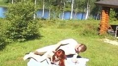 Homemade amateur porn movie sex outdoors