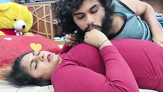 Hot Neck Kiss Finder Lick with Pussy Rub