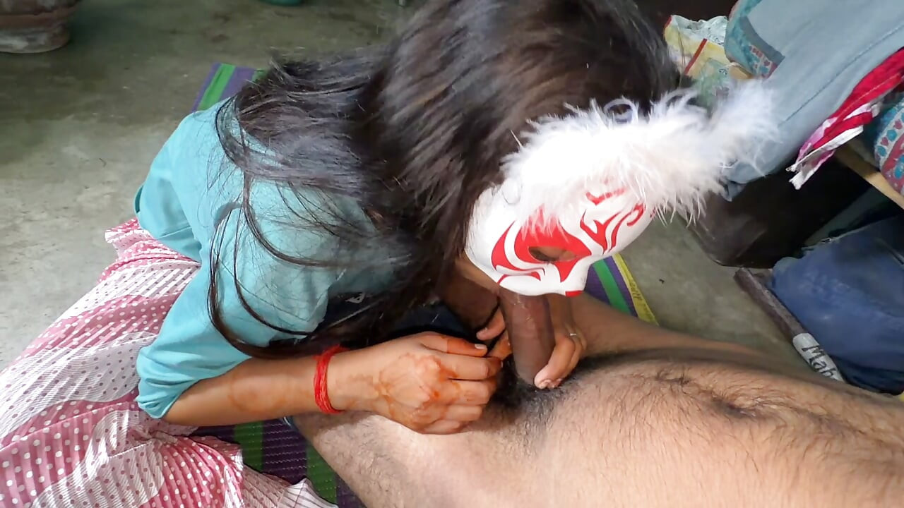 Sister's friend came to meet her sister She was alone in the room, first she sucked her thick cock and then had tight pussy sex Part 2 Hindi audio, xxx, porn, mms