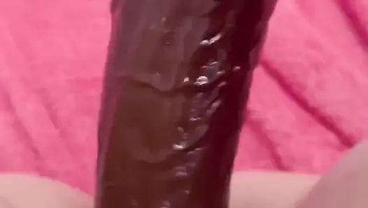 POV up Close BBC Dildo Making My Pink Pussy Squirt