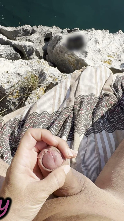 Dick Flash French Teacher Handjob Student Big Cock Nudist Beach Caught by Swimmers Risky 4K Misscreamy
