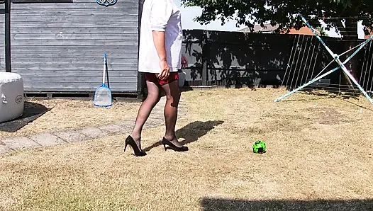 Supporting the England football team and getting excited