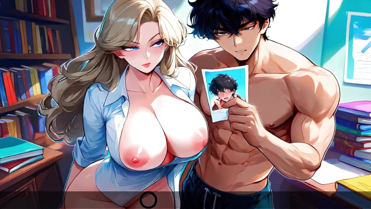 Studentul obsedat se culcă cu MILF din bibliotecă - Provocarea eroului fap - Hentai AI necenzurat