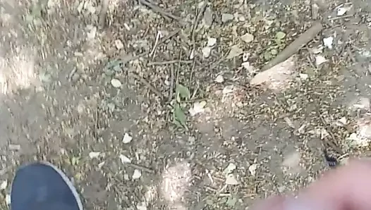 ormanda benim küçük kesilmemiş horoz mastürbasyon