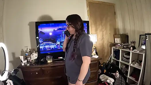 Nachbarn, dicker arsch, betrügende ehefrau