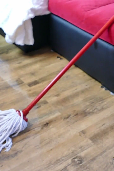 Pee on the floor in an alien costume