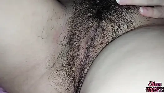 I love my stepdaughter's hairy pussy