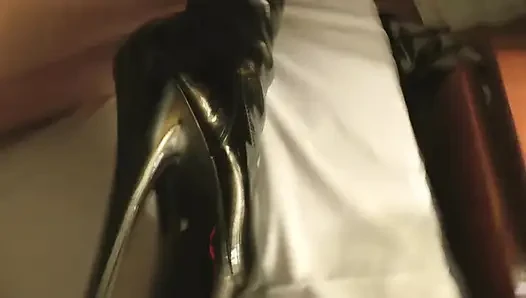 Swemature, heels, butplug, spanking and cum