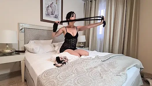 Yeni siyah naylon çoraplarımla azdırma: 4k'da bölüm 1