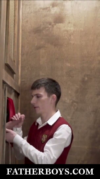 Twink Catholic Boy Sex With Priest Daddy In Confession Booth | Clip 1