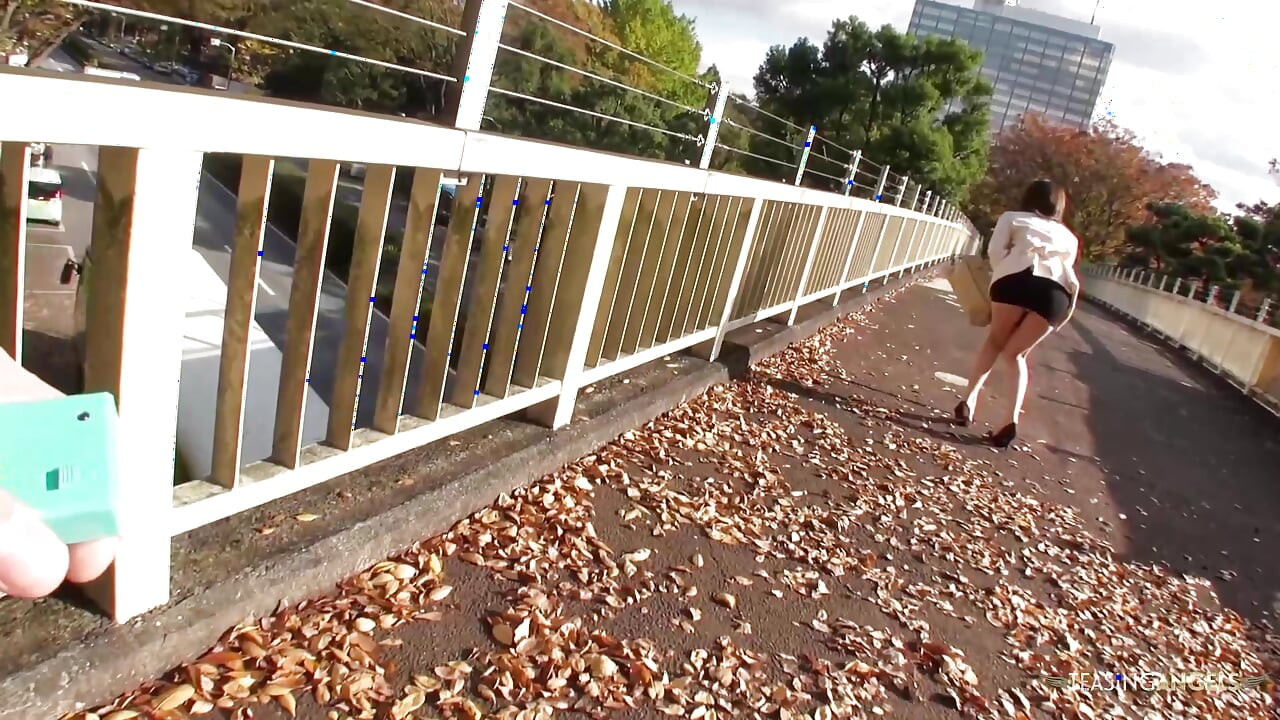 He encountered her sitting on the bench and proceeded to stimulate her nipples before ejaculating into her