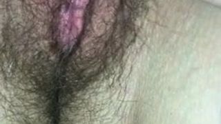 Playing With My Girlfriend's Hairy Pussy