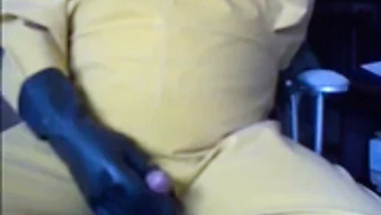 Sarı kauçuk cockplay.