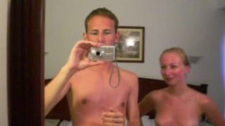 German couple film their sunburn