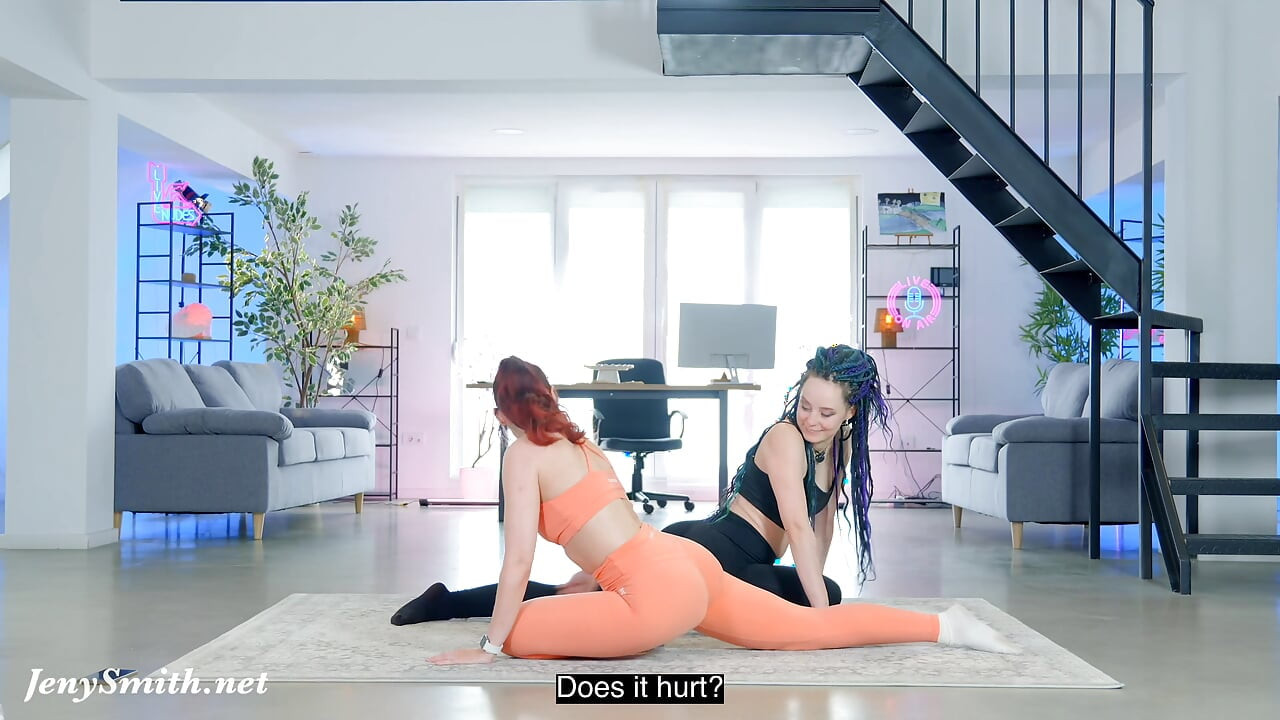 Astra and I doing fitness!
