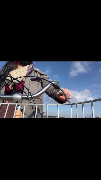 No125 Cycling with a tuck Part 3 Becoming the wind on my bicycle | Clip 3