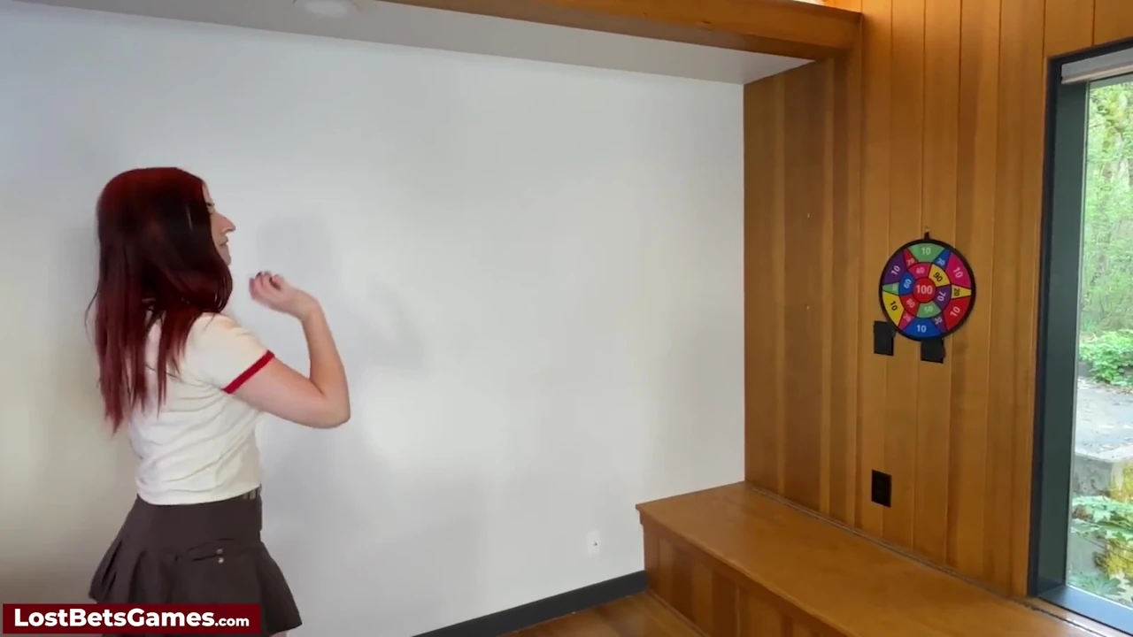A Darts Game Turned Into a Naughty Strip Game