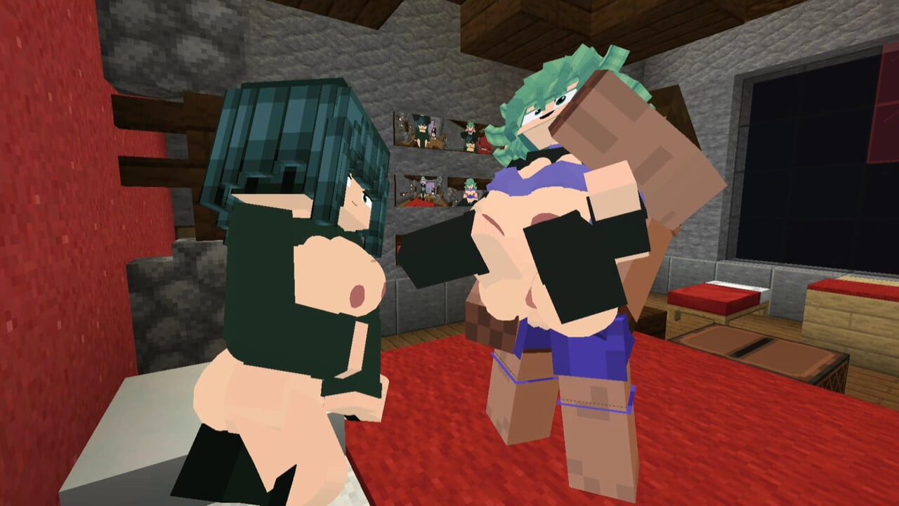 Minecraft Jenny Mod Fapcraft Galath стала fubuki і tatsumaki, і вони збуджені і хочуть трахатися