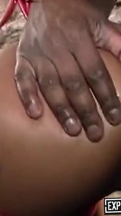 Stunning moment from "Dungeon African Sluts Hot BBC Sharing Threesome"