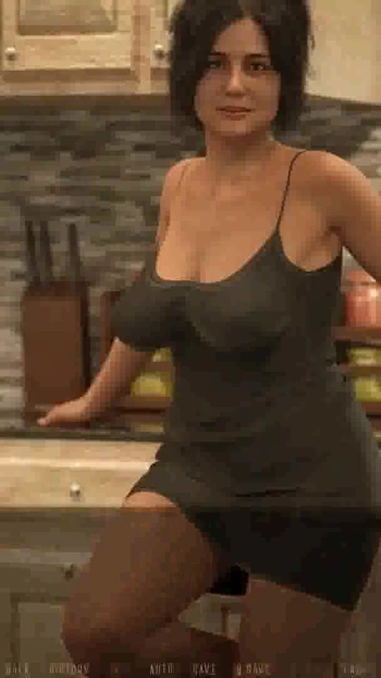 Epic moment from "In Your Shoes: Mature Granny MILF Got Fucked In The Kitchen And Filled Her Pussy With Cum Ep. 20"