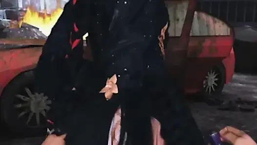 VRCosplayX Es ist zeit, mit Alex Coal als Bayonetta frech zu sein teil 1