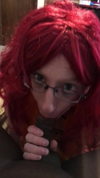 Sucking my first black cock