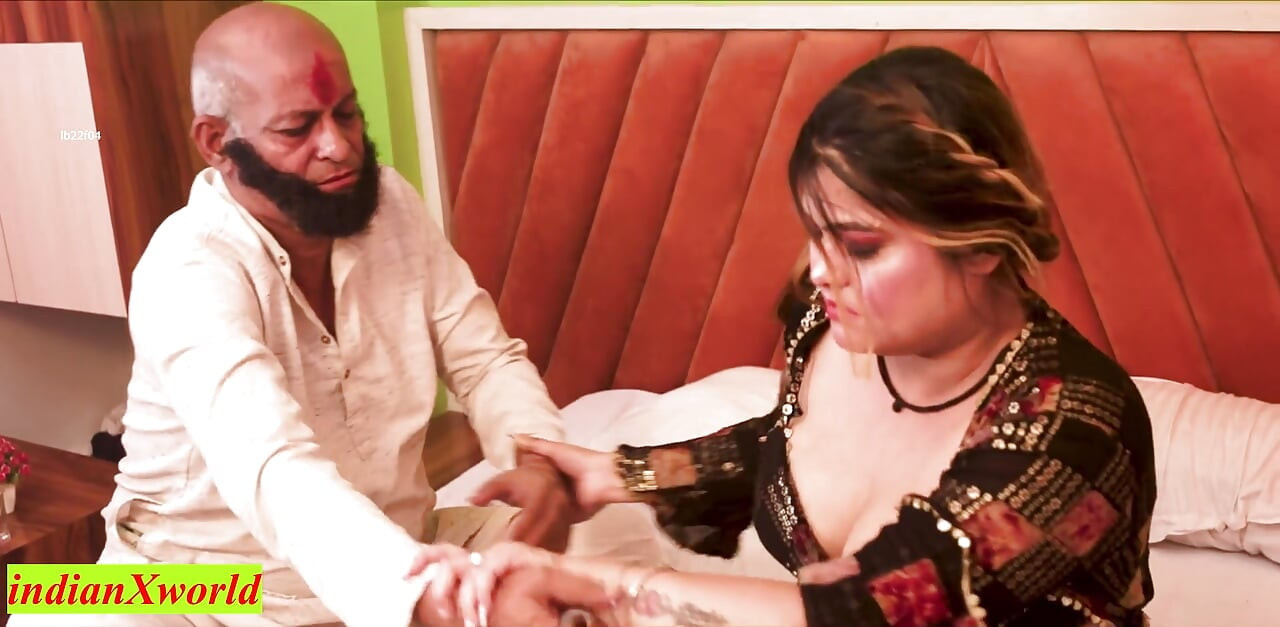 Beautiful girl erotic sex with Village Baba! Indian Old doctor vs young girl
