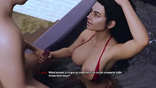 Sürtük rüyam 42 - ateşli latin orta yaşlı seksi kadın jakuzide bakireye elle muamele çekiyor