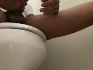 Cali Dude Explodes All Over The Bathroom