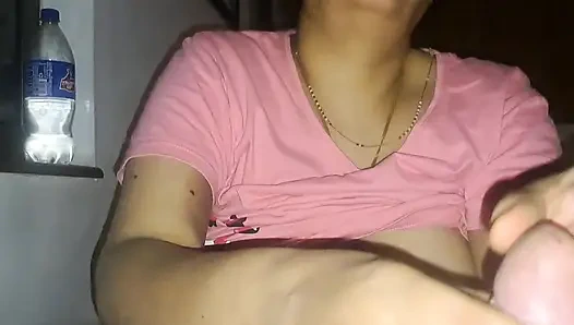 My beautiful wife giving me handjob