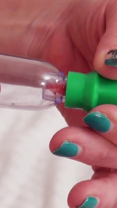 Older women uses a pussy pump and nipple pump | Clip 1