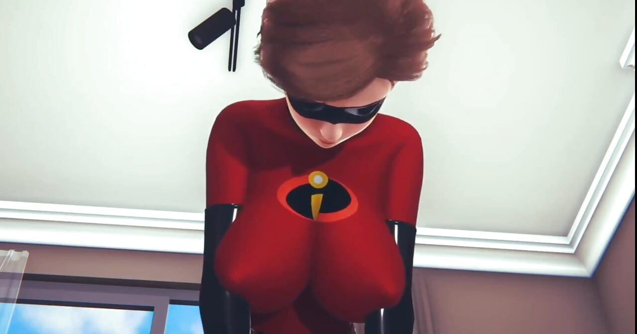 Elastigirl menunggangi