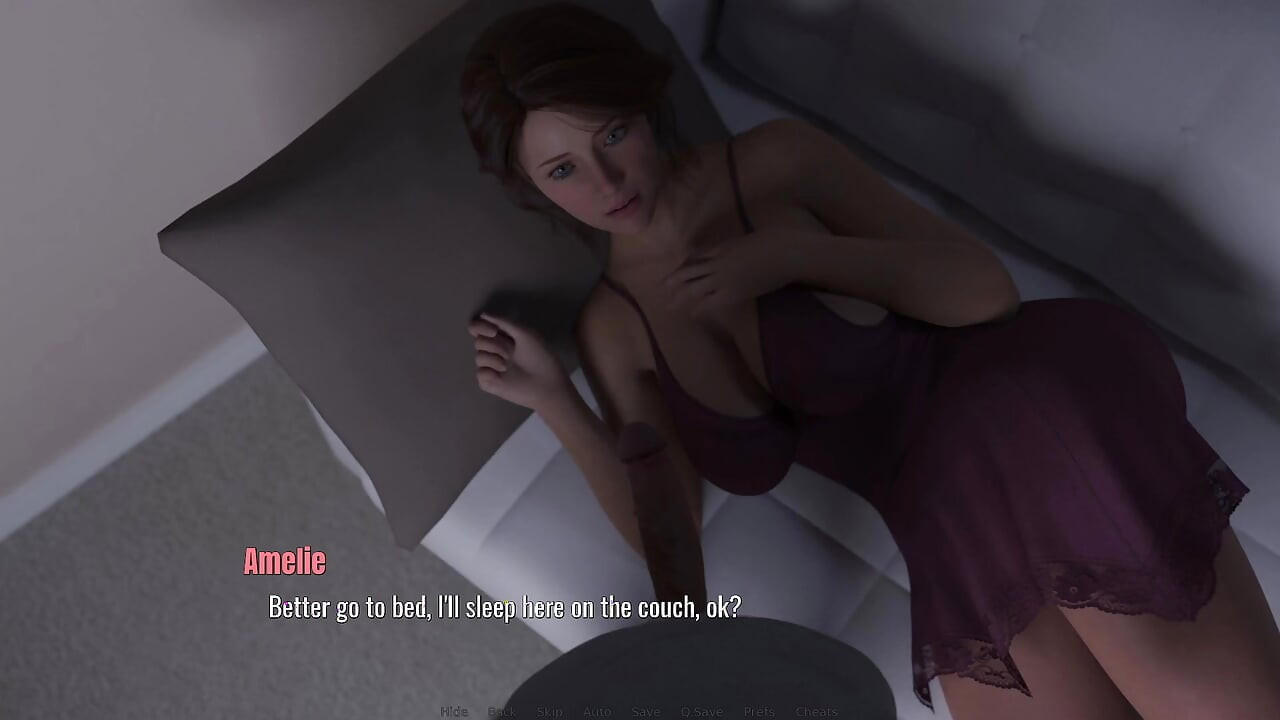 Awam MILF Amelie - partie 1 - Lit froid, désirs ardents : quand un mari est négligé, ouvre la porte