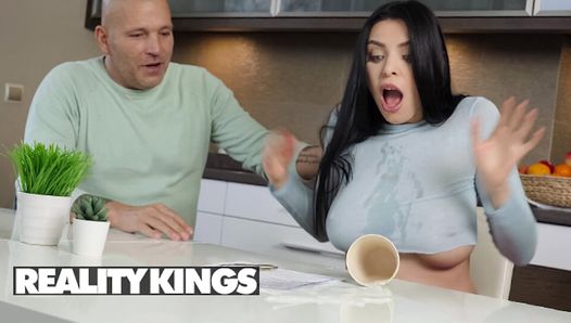 Raven-Haired Kira Queen Wants To Rent Thomas' House But Not Before She Rides His Dick - REALITY KINGS